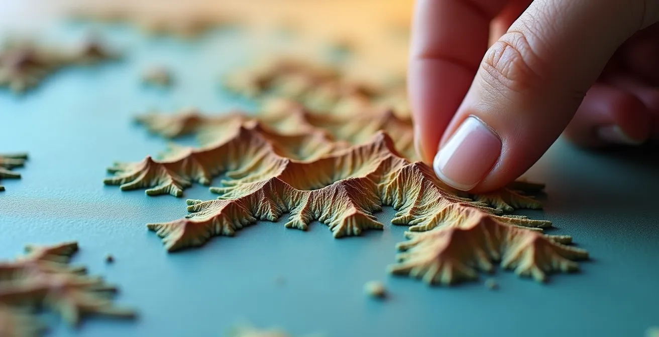 Carte en relief montrant les différences d'altitude et d'accessibilité entre les zones côtières et montagneuses du Pays Basque